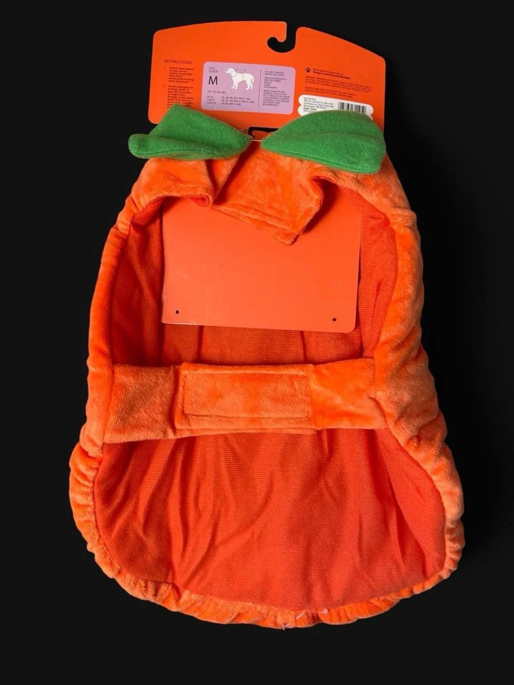 Target Boots & Barkley Orange Pumpkin Pet Costume with Green Collar